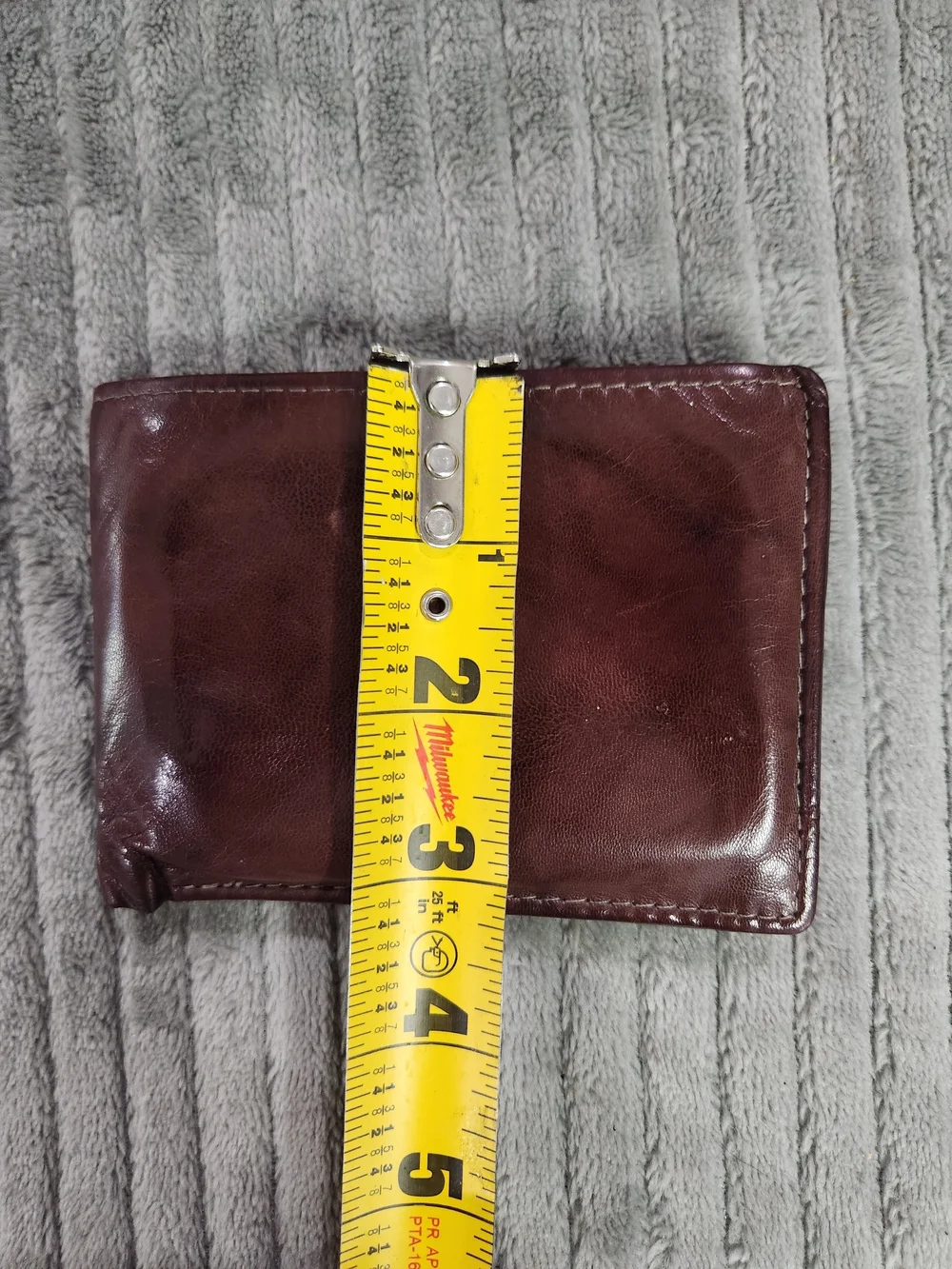 Brown Leather Bi-Fold Wallet